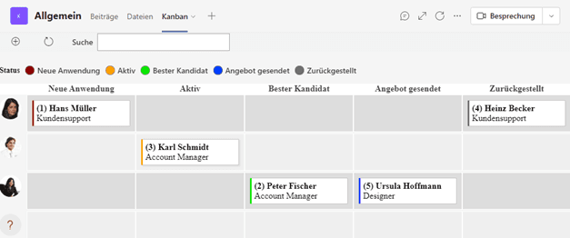 Kanban in Teams